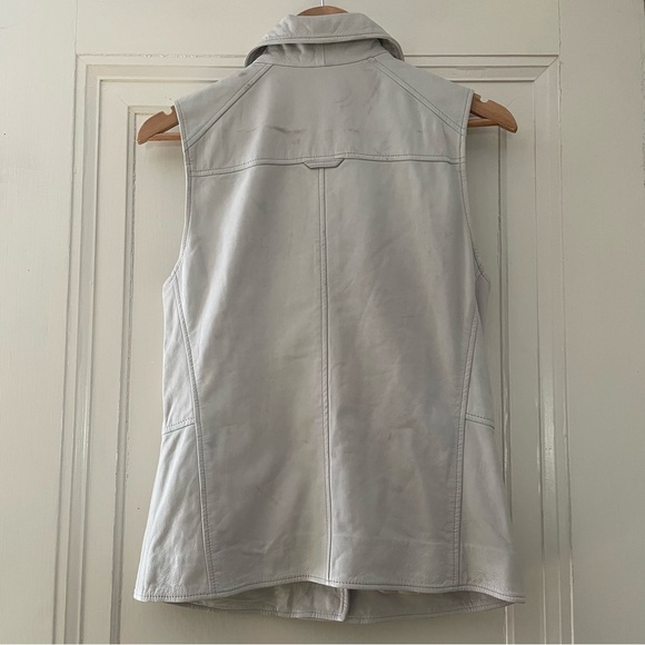 Lucky Brand Lambskin Leather Vest NWT - Picture 3 of 8
